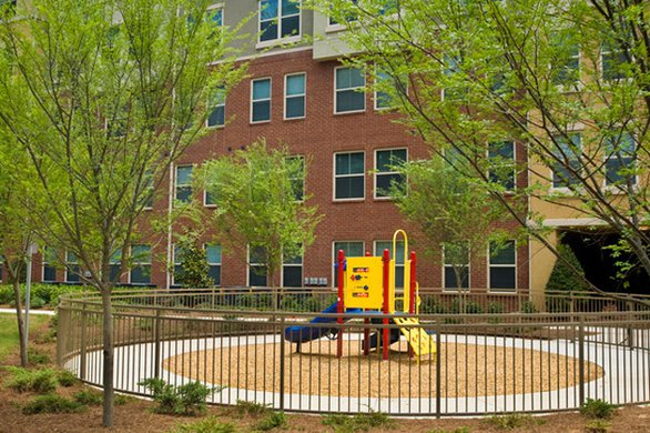 playground at Candler Forrest located in Decatur, GA