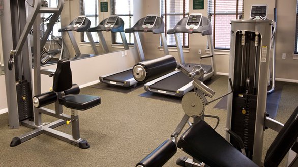 gym at Candler Forrest located in Decatur, GA